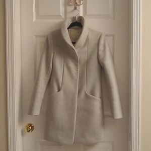 Wilfred - The Cocoon Coat - Heather White